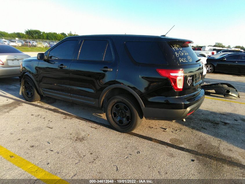 2013 FORD UTILITY POLICE 1FM5K7AR3DGA68369