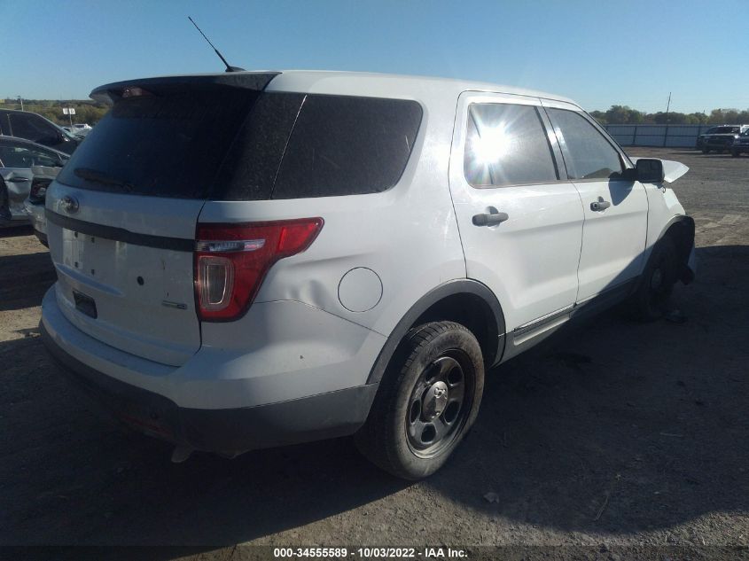 2013 FORD UTILITY POLICE 1FM5K8ARXDGC01621