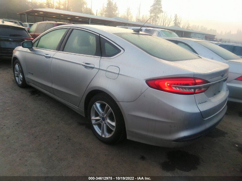 2018 FORD FUSION HYBRID SE 3FA6P0LU5JR152366