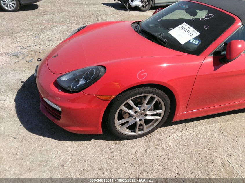 2013 PORSCHE BOXSTER WP0CA2A80DS112723