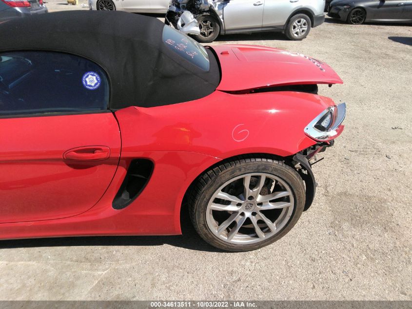 2013 PORSCHE BOXSTER WP0CA2A80DS112723
