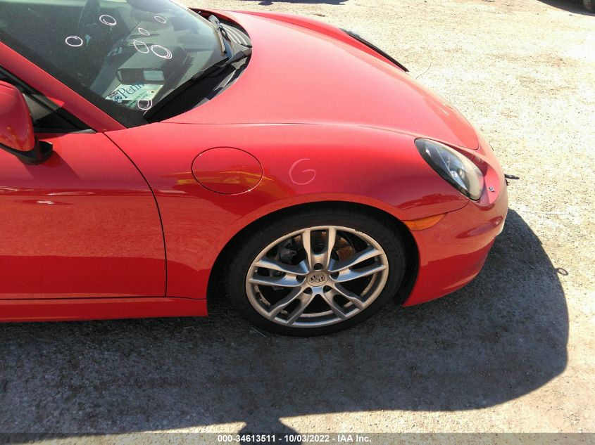 2013 PORSCHE BOXSTER WP0CA2A80DS112723