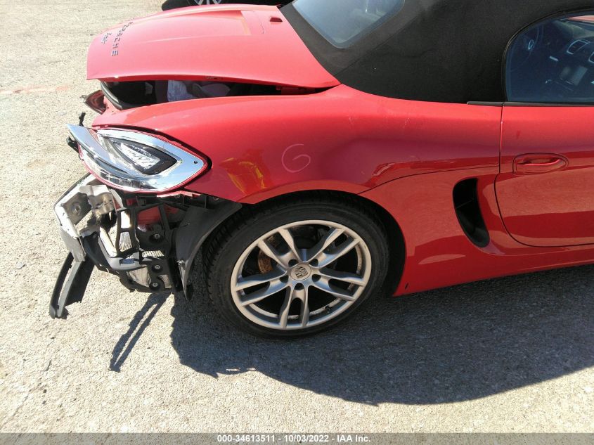 2013 PORSCHE BOXSTER WP0CA2A80DS112723