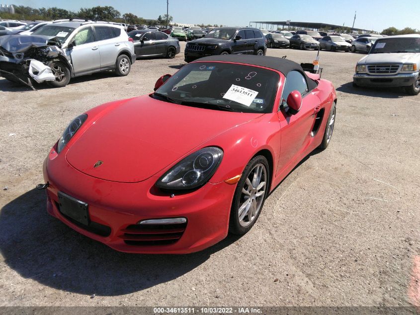 2013 PORSCHE BOXSTER WP0CA2A80DS112723