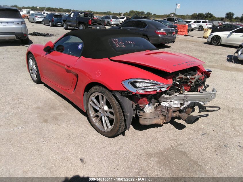 2013 PORSCHE BOXSTER WP0CA2A80DS112723