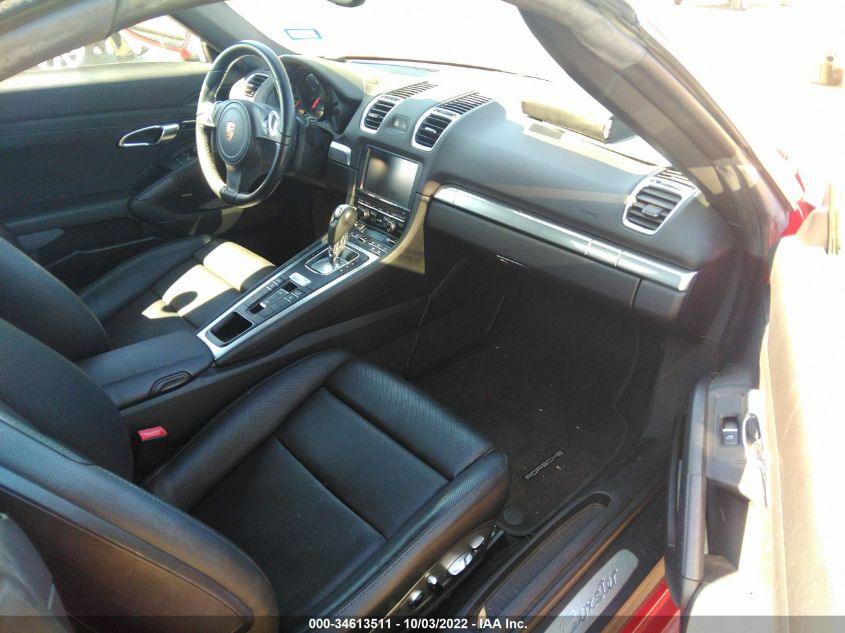 2013 PORSCHE BOXSTER WP0CA2A80DS112723