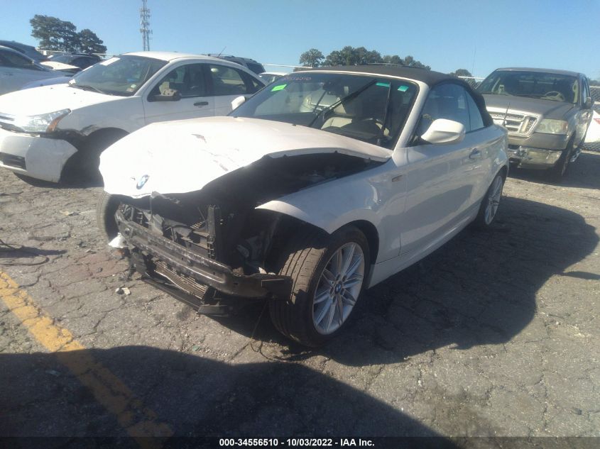 2013 BMW 1 SERIES 128I WBAUL7C54DVU08578