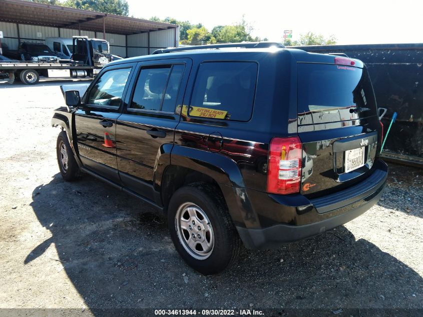 2014 JEEP PATRIOT SPORT 1C4NJPBA4ED553123