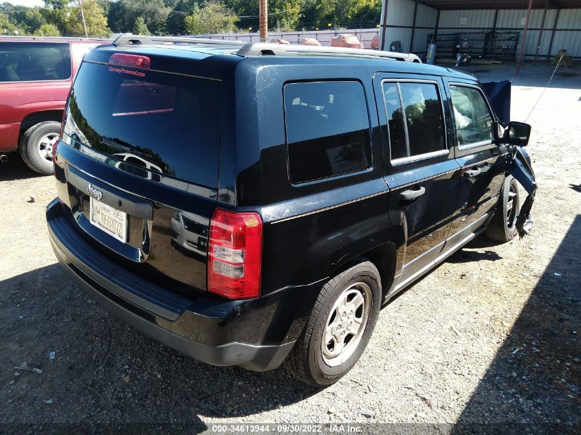 2014 JEEP PATRIOT SPORT 1C4NJPBA4ED553123
