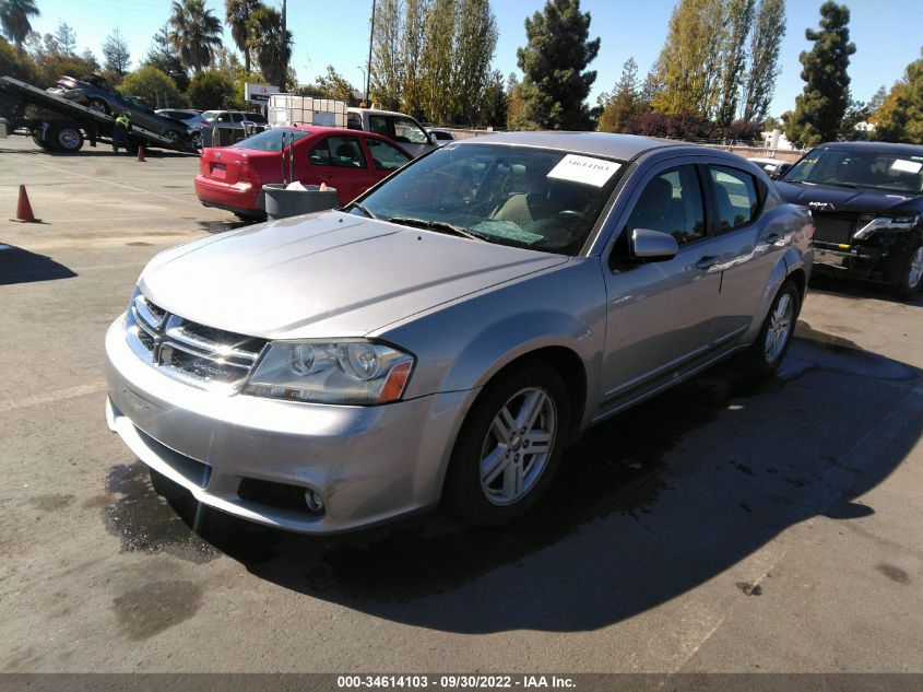 2013 DODGE AVENGER SXT - 1C3CDZCB8DN663025