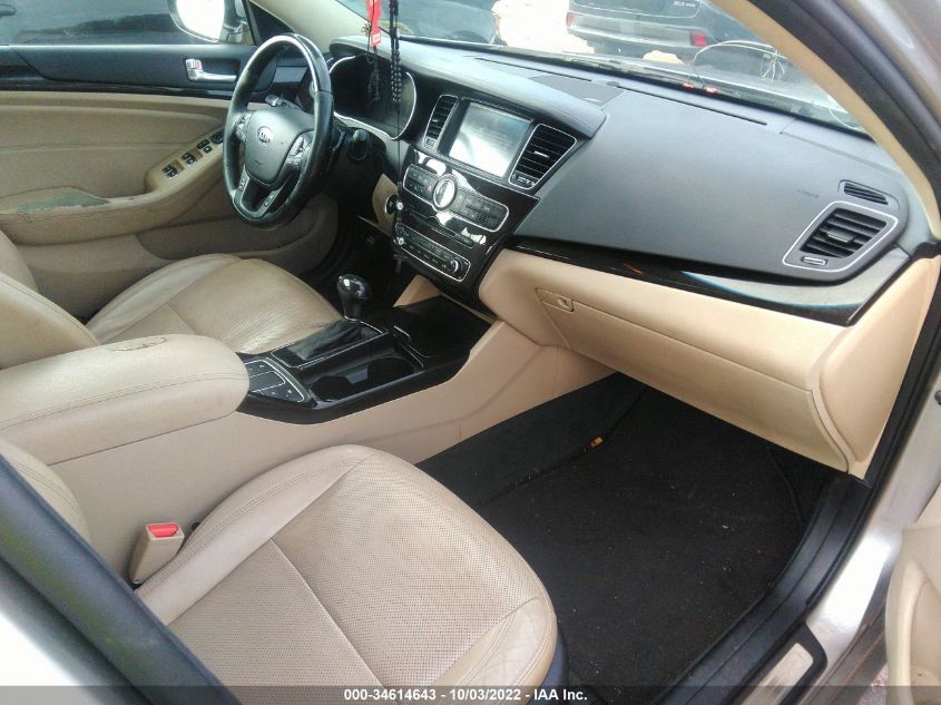 2014 KIA CADENZA PREMIUM KNALN4D7XE5136124