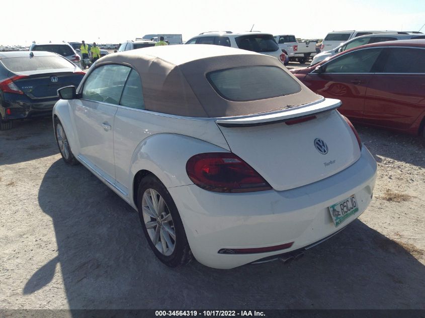 VIN 3VW5DAAT3JM517376 2018 VOLKSWAGEN BEETLE CONVERTIBLE no.3