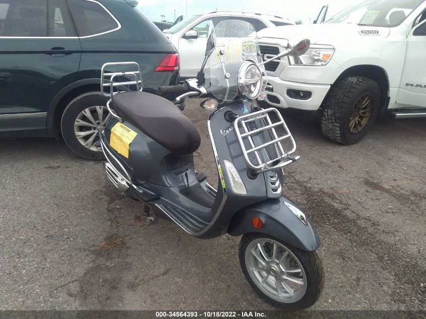 2021 VESPA PRIMAVERA ZAPM818G0M5903886