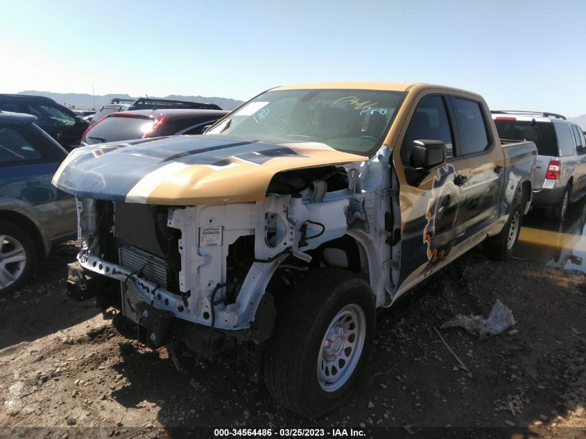 2022 CHEVROLET SILVERADO 1500 LTD WORK TRUCK 3GCPWAEK0NG198000