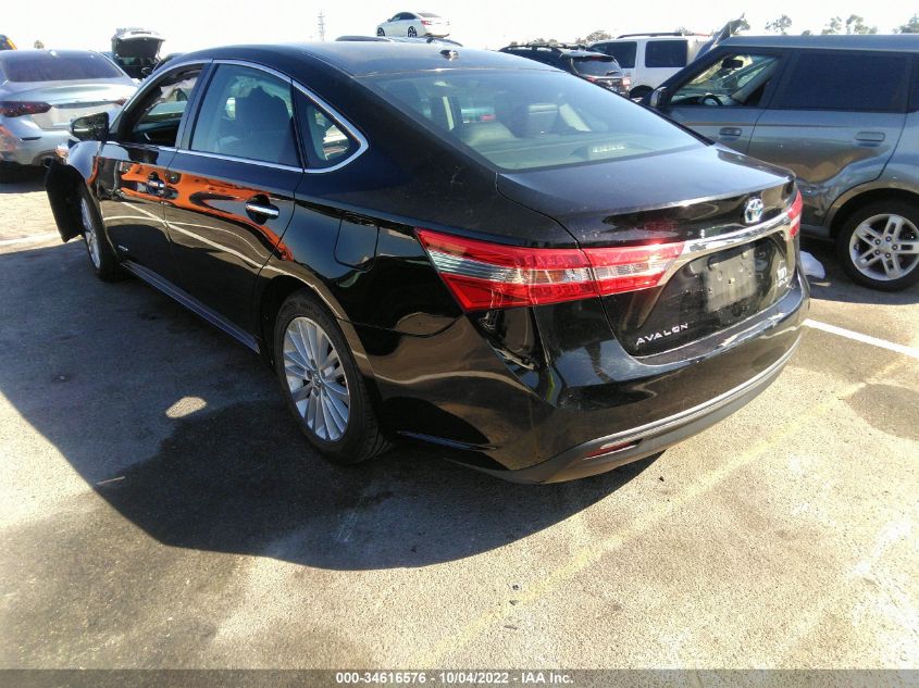 2015 TOYOTA AVALON HYBRID XLE TOURING/LIMITED 4T1BD1EB4FU039524