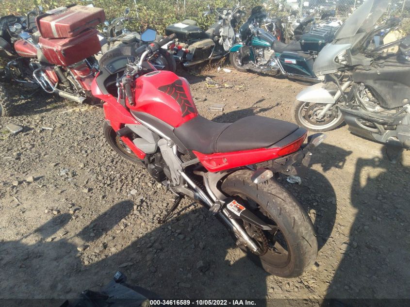 2009 KAWASAKI EX650 C JKAEXEC139DA45925