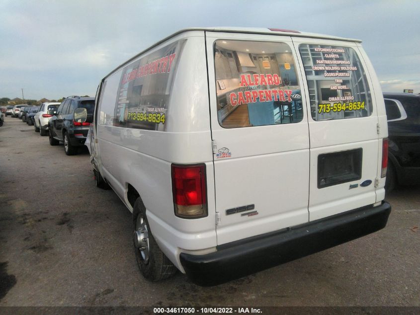 2013 FORD ECONOLINE CARGO VAN COMMERCIAL/RECREATIONAL 1FTNE1EWXDDA04856