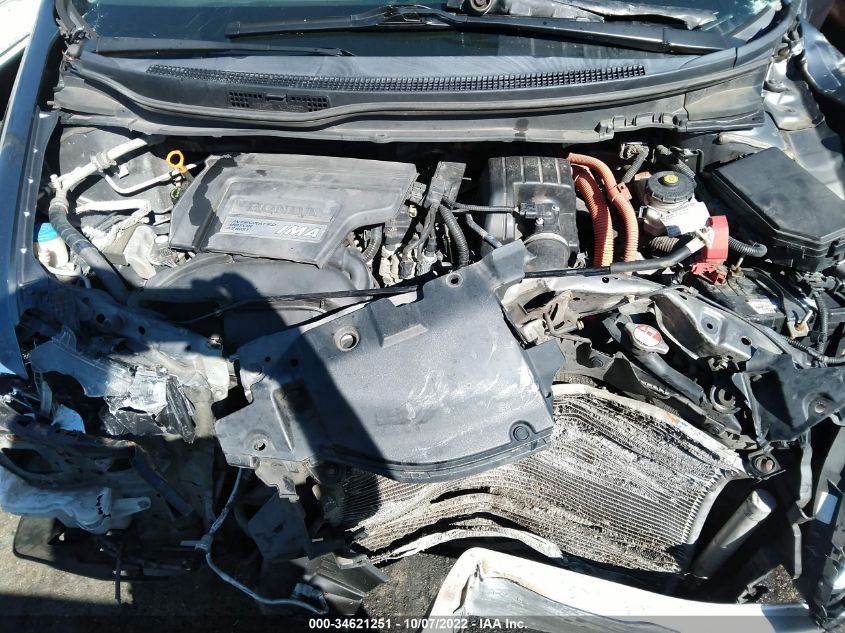2013 HONDA CIVIC HYBRID 19XFB4F30DE203044