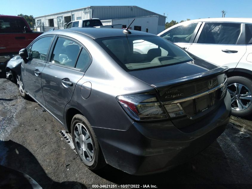 2013 HONDA CIVIC HYBRID 19XFB4F30DE203044