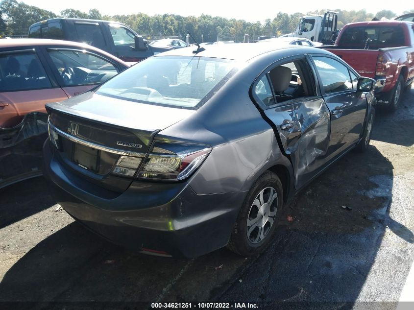 2013 HONDA CIVIC HYBRID 19XFB4F30DE203044