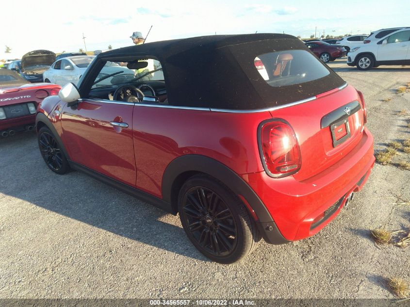 2021 MINI CONVERTIBLE COOPER S WMWWJ5C09M3M64194
