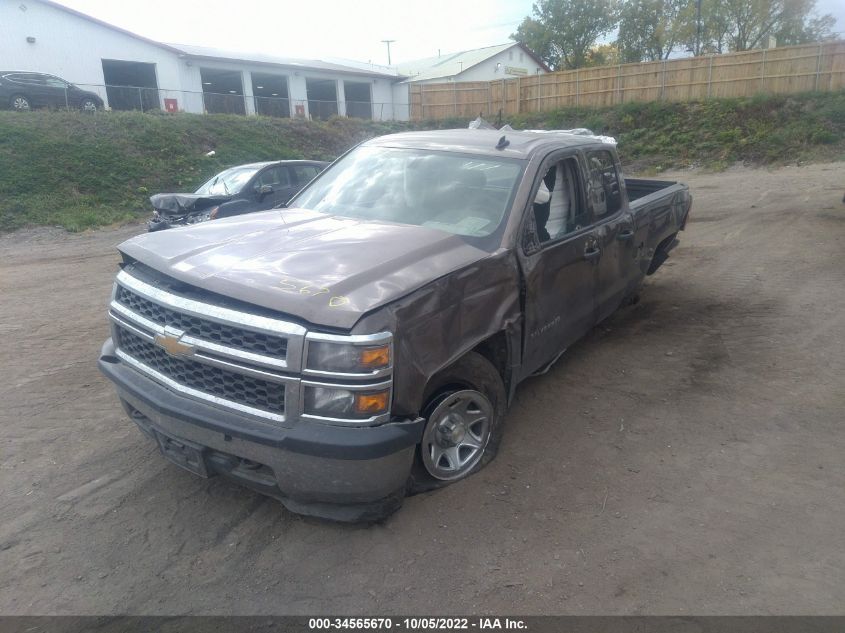 2014 CHEVROLET SILVERADO 1500 WORK TRUCK - 1GCVKPEC2EZ356223