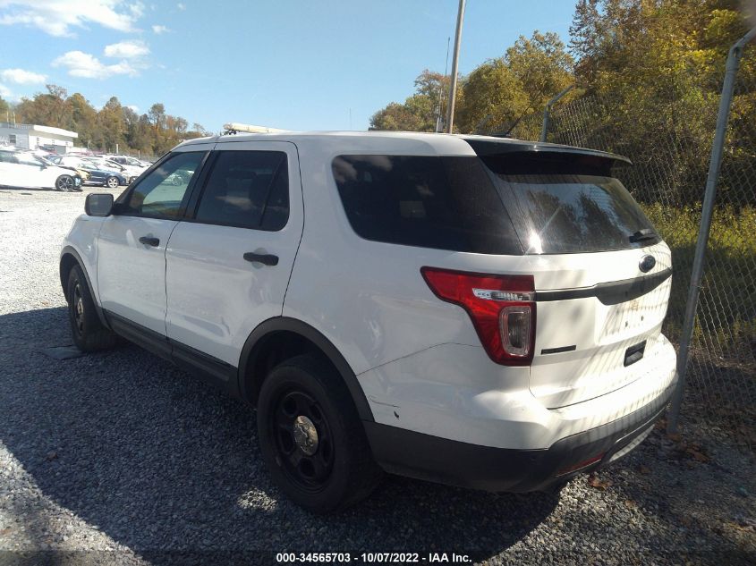 2013 FORD UTILITY POLICE 1FM5K8AR3DGA89504
