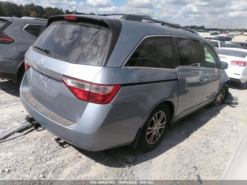 VIN 5FNRL5H61DB002626 2013 HONDA ODYSSEY no.4