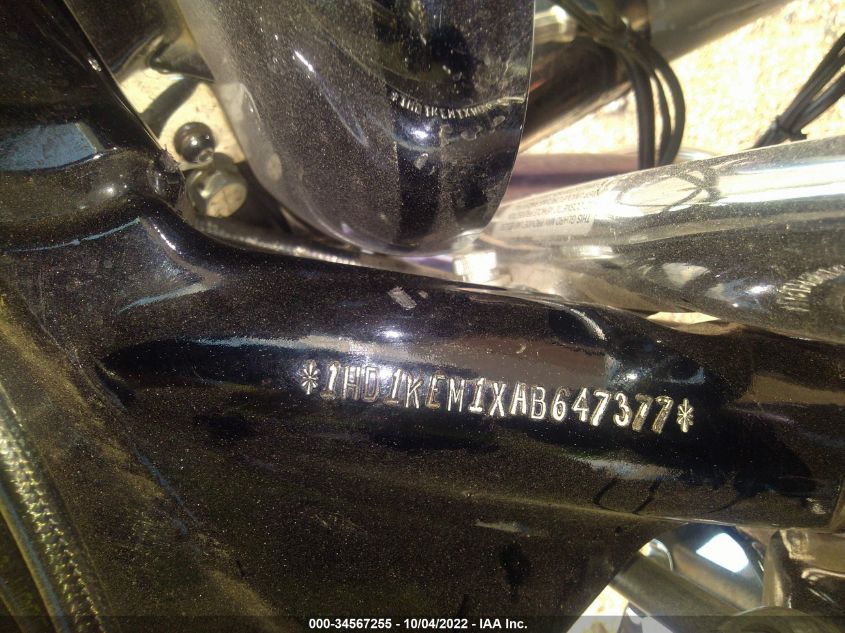 2010 HARLEY-DAVIDSON FLHTK 1HD1KEM1XAB647377