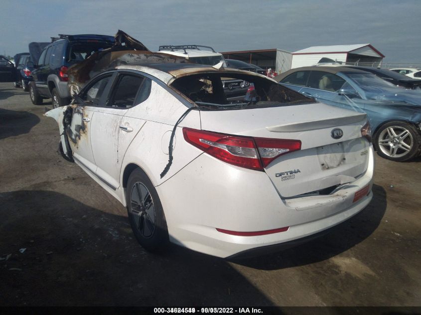 2013 KIA OPTIMA HYBRID LX KNAGM4AD5D5042021
