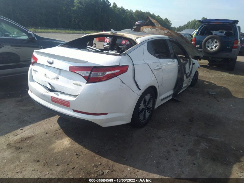 2013 KIA OPTIMA HYBRID LX KNAGM4AD5D5042021