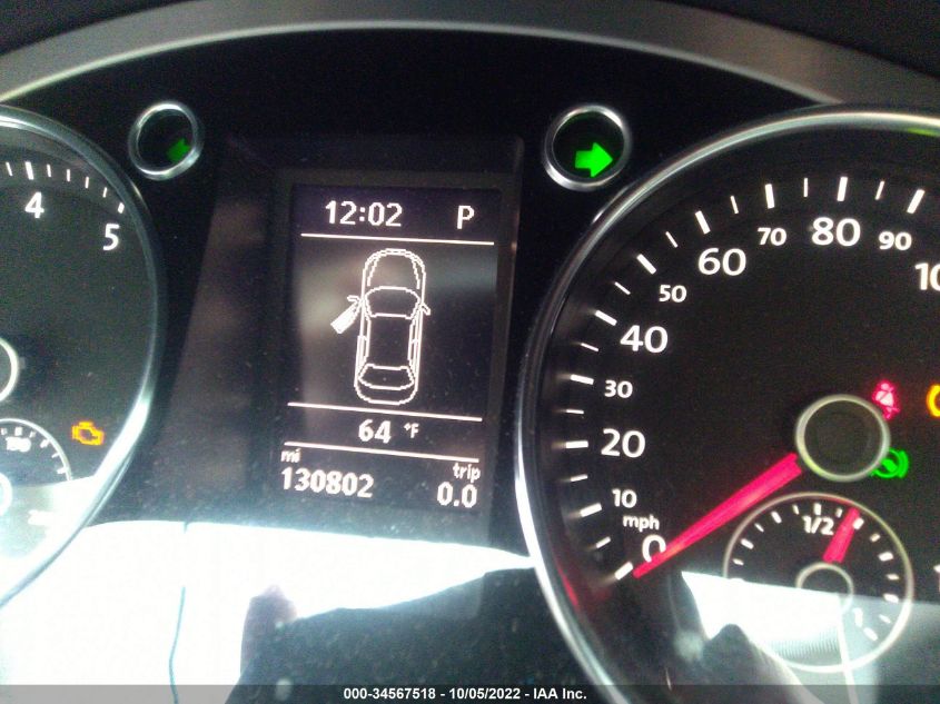 2013 VOLKSWAGEN CC LUX WVWRN7AN3DE544075