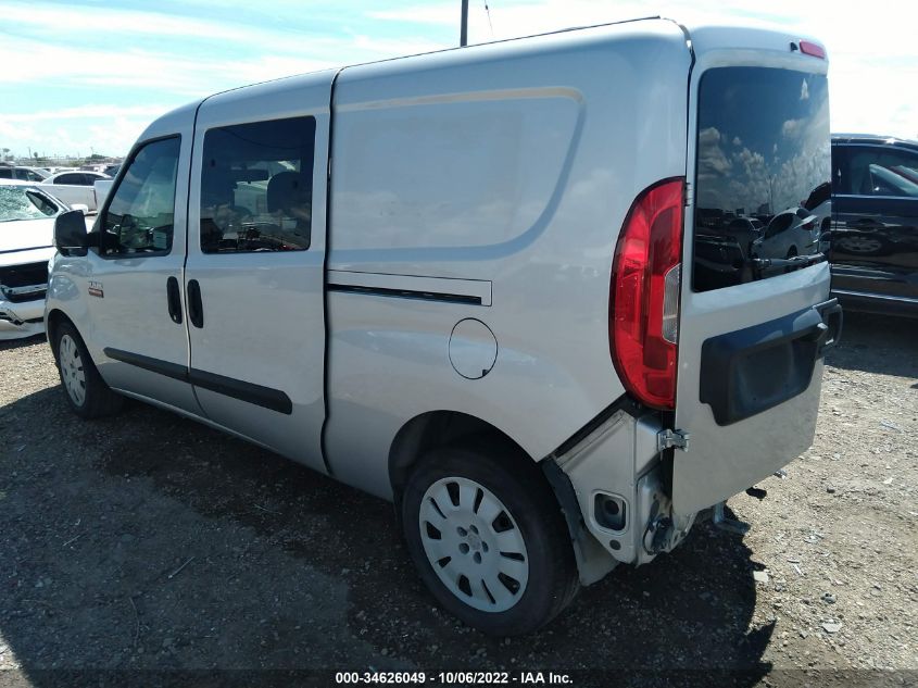 2017 RAM PROMASTER CITY CARGO VAN TRADESMAN SLT ZFBERFBB8H6D39424