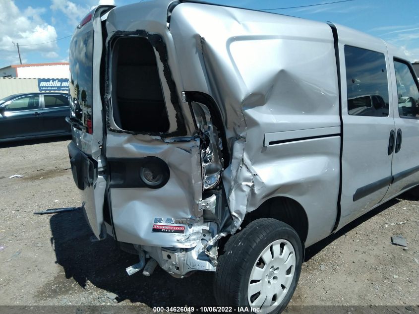 2017 RAM PROMASTER CITY CARGO VAN TRADESMAN SLT ZFBERFBB8H6D39424