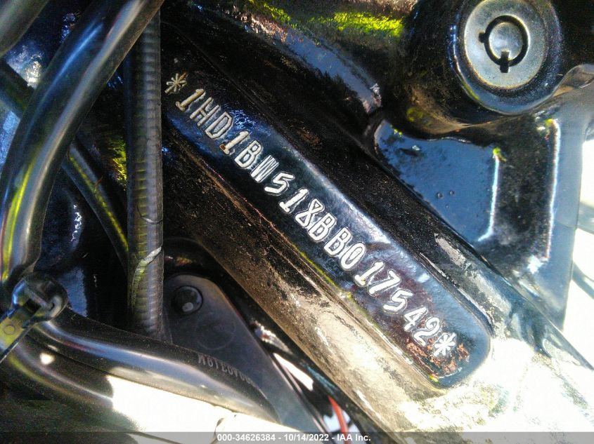2011 HARLEY-DAVIDSON FLSTC 1HD1BW518BB017542