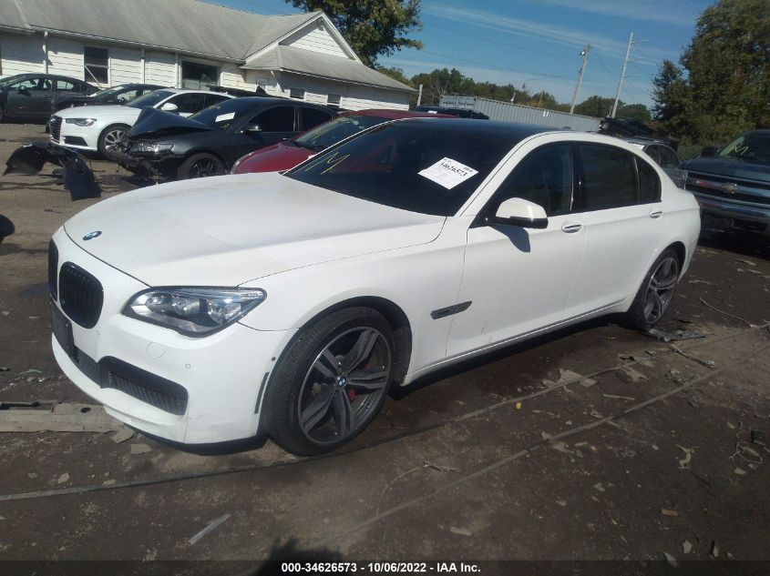2013 BMW 7 SERIES 750LI XDRIVE WBAYF8C53DDE59092