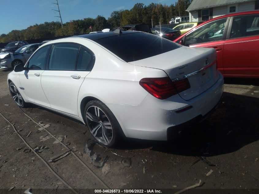 2013 BMW 7 SERIES 750LI XDRIVE WBAYF8C53DDE59092