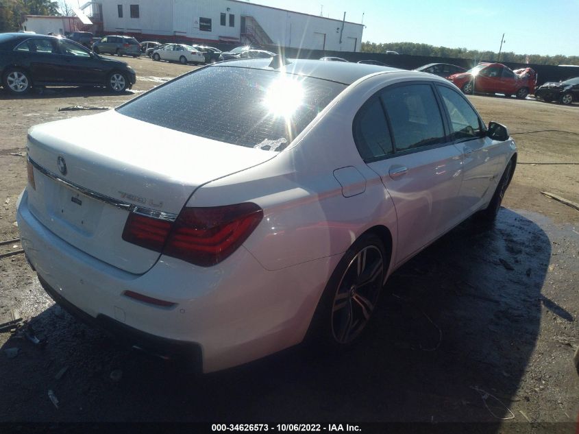 2013 BMW 7 SERIES 750LI XDRIVE WBAYF8C53DDE59092