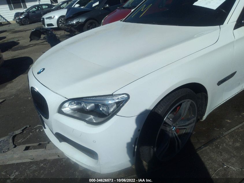 2013 BMW 7 SERIES 750LI XDRIVE WBAYF8C53DDE59092