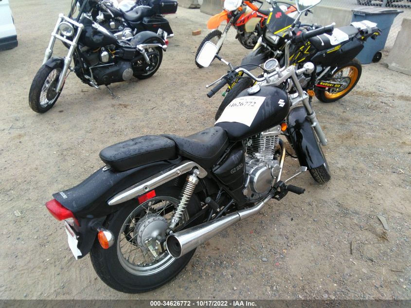 2009 SUZUKI GZ250 VTTNJ48A092101190