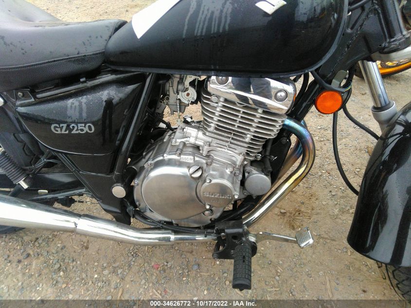 2009 SUZUKI GZ250 VTTNJ48A092101190