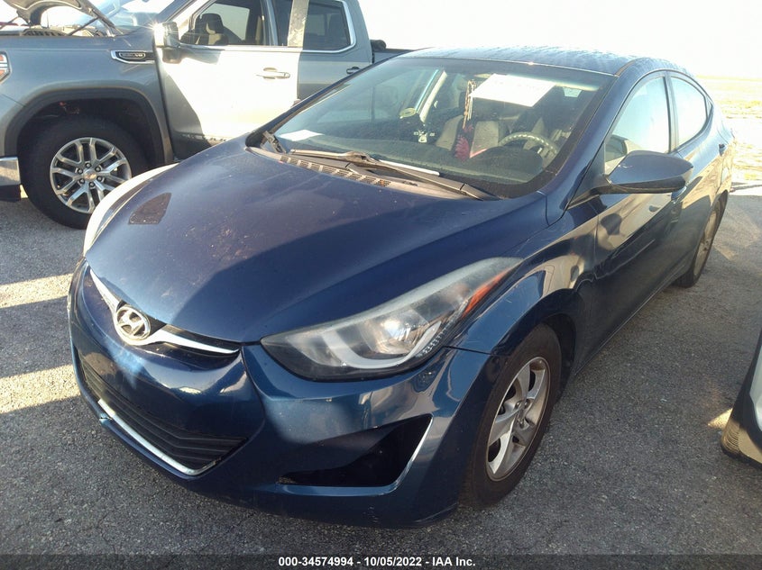 2015 HYUNDAI ELANTRA SE VIN: 5NPDH4AE5FH650997
