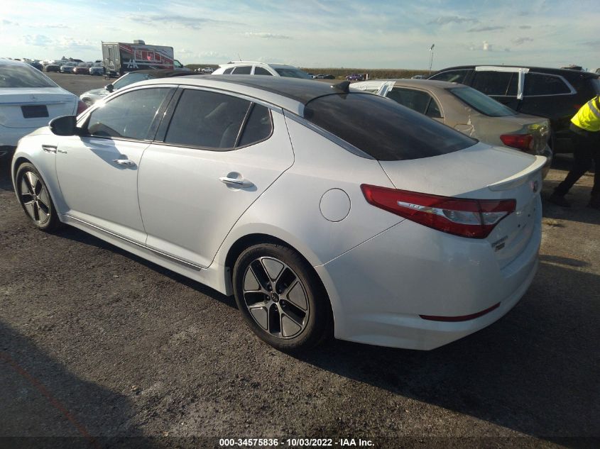 2013 KIA OPTIMA HYBRID EX KNAGM4AD2D5040209