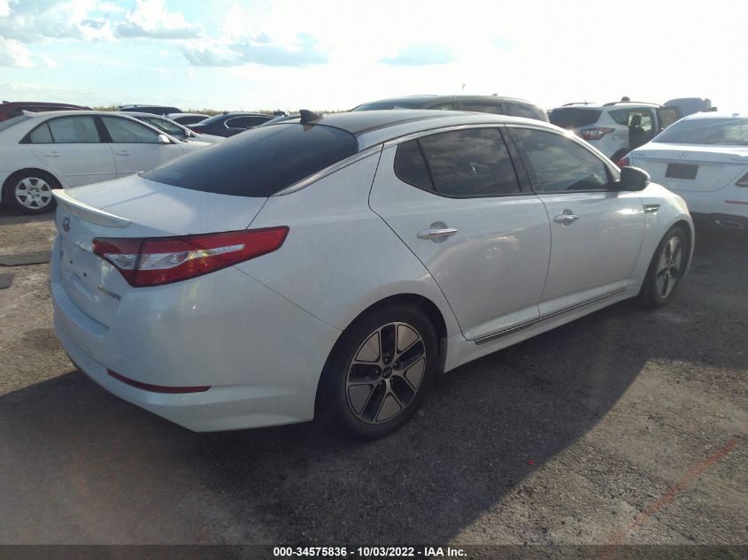 2013 KIA OPTIMA HYBRID EX KNAGM4AD2D5040209