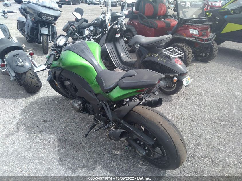 2015 KAWASAKI ZR1000 G JKAZRCG15FA006306