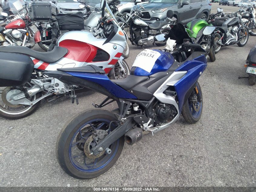 2017 YAMAHA YZFR3 MH3RH06Y5HK016709