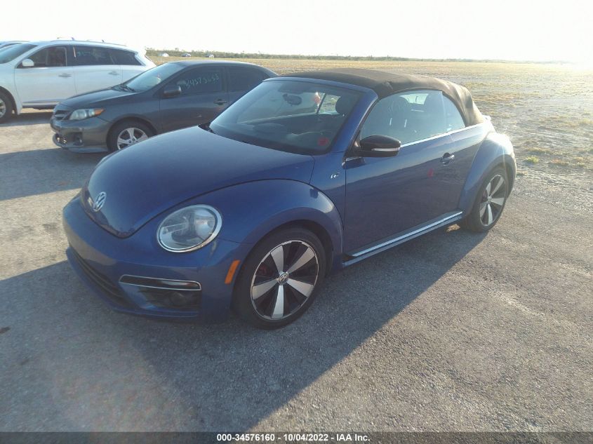 2014 VOLKSWAGEN BEETLE CONVERTIBLE 2.0T R-LINE W/SOUND 3VW7T7AT1EM819348