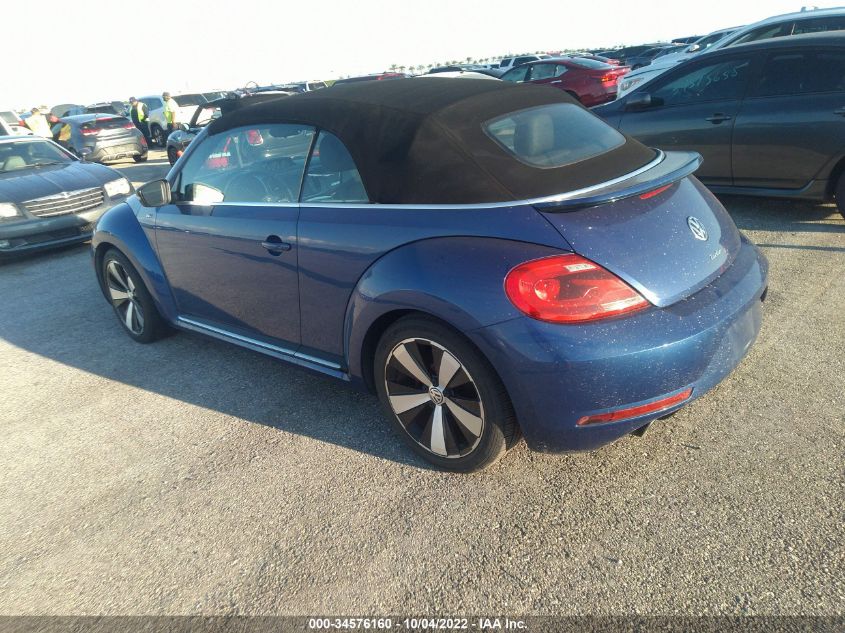 2014 VOLKSWAGEN BEETLE CONVERTIBLE 2.0T R-LINE W/SOUND 3VW7T7AT1EM819348