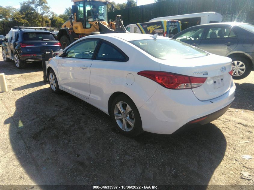 2013 HYUNDAI ELANTRA COUPE GS PZEV KMHDH6AE9DU012097
