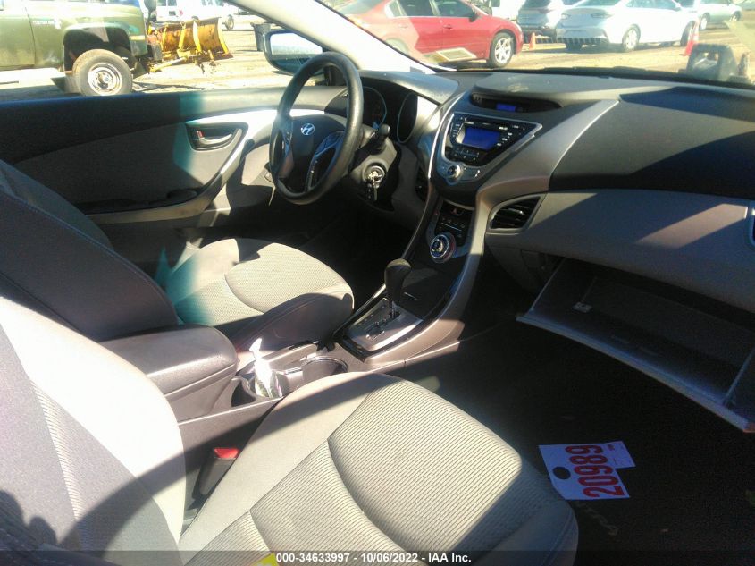 2013 HYUNDAI ELANTRA COUPE GS PZEV KMHDH6AE9DU012097